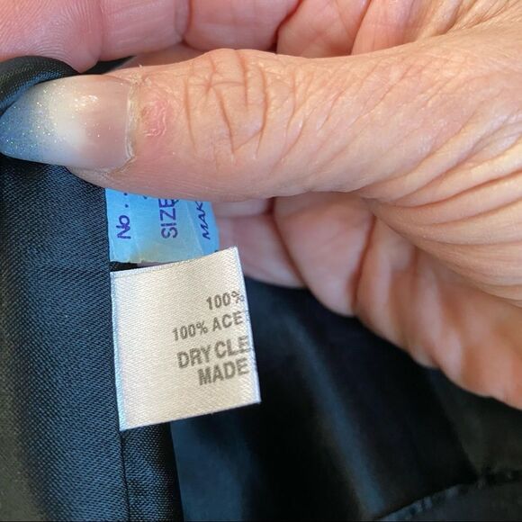 Favourbrook London Black Printed Silk Vest XL - Picture 10 of 11